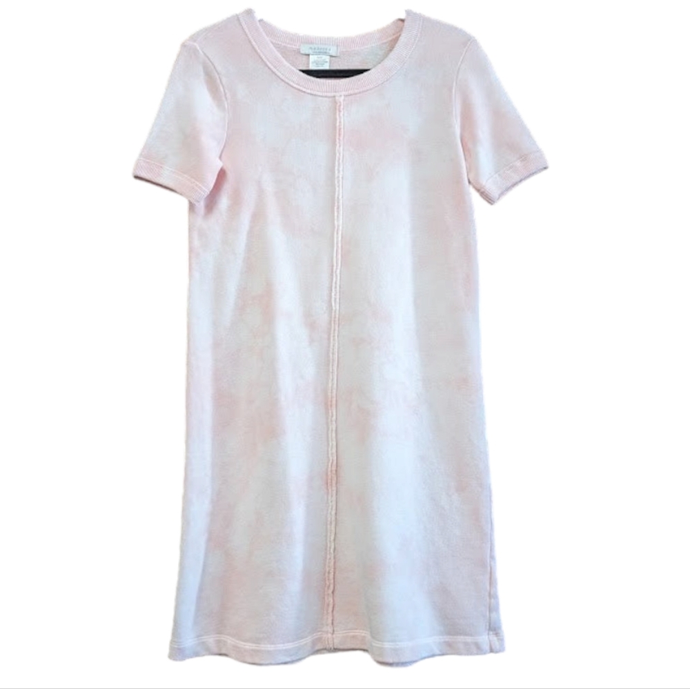 MODODOC PINK & WHITE TIE DYE DRESS SIZE SMALL
